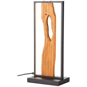 Tischlampen 3812113151420 1 Schwarz - Holz teilmassiv - 15 x 50 x 22 cm