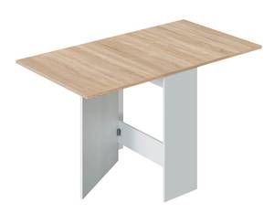 Table dépliable en 3 dimensions - H78 cm Blanc - Bois manufacturé - Matière plastique - 77 x 78 x 31 cm