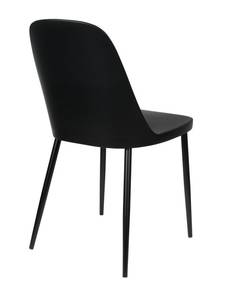 Lot de 2 chaises Pip Noir - Matière plastique - 54 x 85 x 46 cm