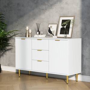 Sideboard M1676 Weiß - Holzwerkstoff - 75 x 40 x 120 cm