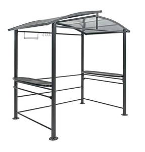 Cabane de jardin EMBERIO Gris - Matière plastique - 150 x 230 x 211 cm