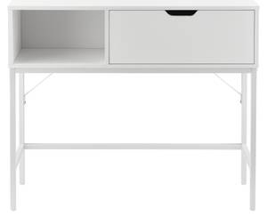 Table console Tranemo Blanc - Métal - 92 x 80 x 30 cm