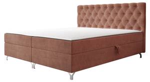 Boxspringbett Chester Altrosa - Breite: 166 cm