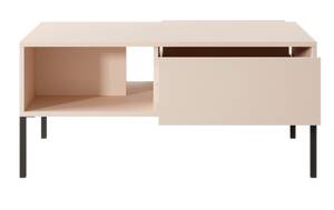 Table basse DAST 2S Beige - Bois manufacturé - Matière plastique - 97 x 45 x 60 cm