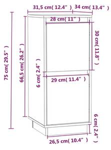 Sideboard 3013345-2 (2er Set) Pinie Honig Dekor