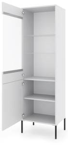 Vitrine ISEO SC54 2D Noir - Blanc