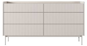 Kommode Pula Beige - Holzwerkstoff - 153 x 83 x 38 cm