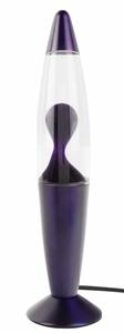 Lampe de Table Funky Rocket Lava Mauve - Verre - 9 x 36 x 9 cm