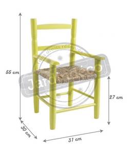 Fauteuil enfant en bois de hêtre Anis Jaune