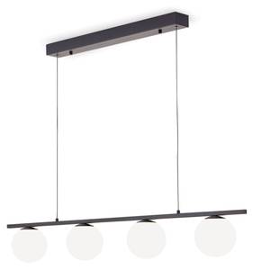 LED Hängeleuchte SNOWBALL Schwarz - Metall - 13 x 50 x 108 cm