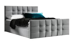 Boxspringbett KARLAN Grau - Breite: 142 cm