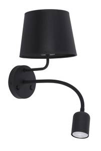 Lampe murale MAJA Noir - 19 x 45 x 19 cm