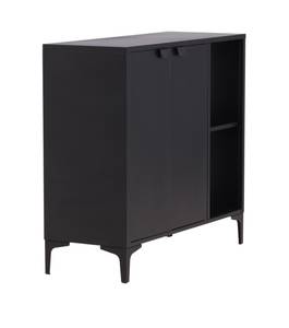 Buffet Piring 1 Noir - Métal - 110 x 100 x 42 cm