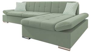 Ecksofa Malwi Mint - Ecke davorstehend rechts