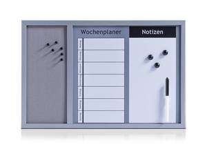 Kombitafel 3-in1, alugrau Grau - Holzwerkstoff - 40 x 1 x 60 cm