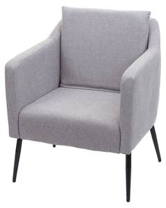 Fauteuil de salon H93a Gris lumineux