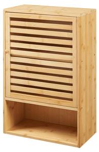 Bad-Hängeschrank Gjesdal Beige - Bambus - 40 x 60 x 20 cm