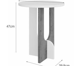 Wohnzimmertisch Dpa Braun - Holzwerkstoff - 40 x 47 x 40 cm