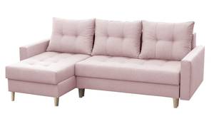 Ecksofa COZY Hellrosa - Ecke davorstehend links