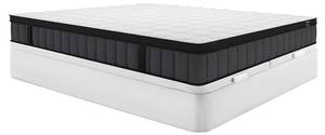 Matelas et sommier coffre TOLCA Blanc - Textile - 180 x 30 x 200 cm