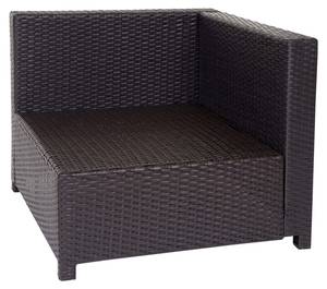 Poly-Rattan-Garnitur Tapa Braun - Metall - Kunststoff - Polyrattan - 225 x 63 x 150 cm