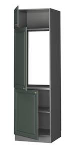 Armoire pour frigo Fame-Line 38003 Anthracite - Vert - 60 x 206 x 58 cm