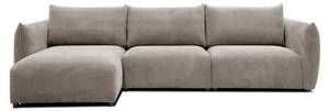 4-Sitzer Ecksofa Tauer Taupe - Ecke davorstehend links