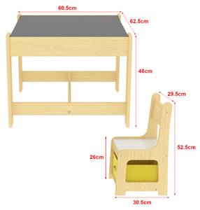 Set table et chaises pour enfants Irixoa Marron - Matière plastique - 61 x 48 x 63 cm