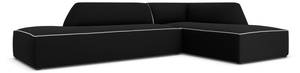 Ecksofa RUBY 4 Sitzplätze Schwarz