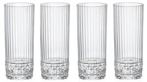 Highball-Glas America 20's 4er Set Naturfaser - 2 x 17 x 8 cm