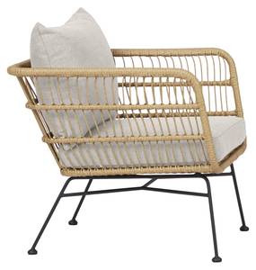 Gartenstuhl Nina 2er Set Beige - Rattan - 68 x 65 x 72 cm