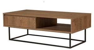 Table basse Algenib Marron - Bois manufacturé - 60 x 43 x 120 cm