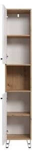 Hochschrank Touch Braun - Holz teilmassiv - 36 x 191 x 29 cm