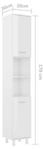 Armoire de salle de bain 3004123 Blanc brillant