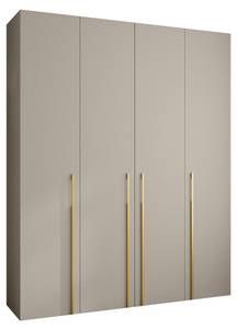 Drehtürenschrank Como 3 Beige - Gold - 200 x 40 cm