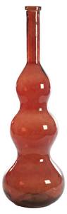 Vase VENERIO Rot - Glas - 33 x 100 x 33 cm