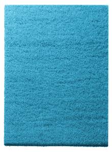 Shaggy-Teppich Barcelona Blau - Kunststoff - 66 x 3 x 200 cm