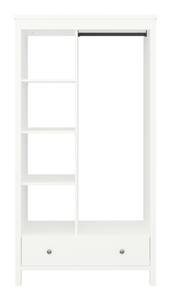 Kleiderschrank Trone Weiß - Holz teilmassiv - 90 x 170 x 46 cm