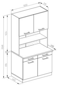 Küchenblock R-Line 40042 Breite: 100 cm