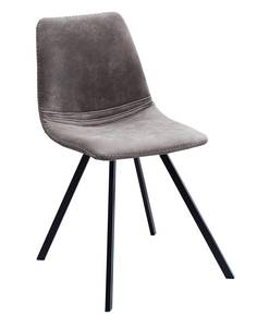 Stuhl AMSTERDAM CHAIR Grau - Taupe - Stahl - Textil