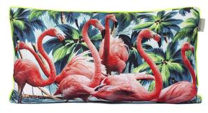 Flamingos Dekorative kissenbezug Textil - 1 x 50 x 30 cm