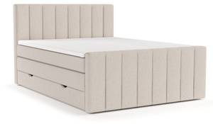 Boxspringbett Ruby Beige - Breite: 160 cm