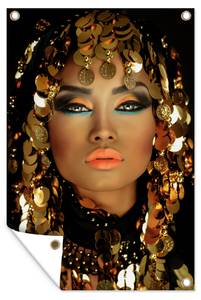 Outdoor-Poster 40x60 Frau - Kleopatra Kunststoff - 40 x 60 x 1 cm