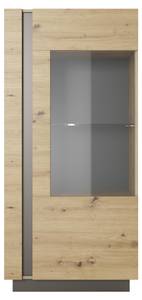 Vitrinenschrank ARCADE SC72 1D Beige