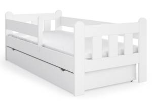 Kinderbett Oscar Weiß - 80 x 160 cm