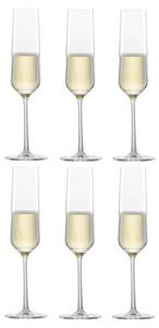 Champagnerglas Pure/Belfesta 6er Set Naturfaser - 2 x 26 x 8 cm