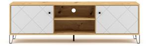 Meuble tv BILBAO RTV183 2D Beige - Blanc