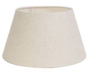 Lampenschirm rund Livigno- 40 Weiß - Textil - 30 x 22 x 40 cm