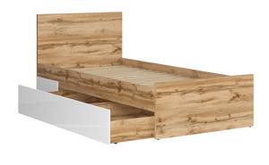 Bettrahmen Nuis Braun - Holzwerkstoff - 95 x 86 x 205 cm