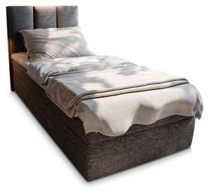 Boxspringbett MERIL 90 Grau - Breite: 90 cm